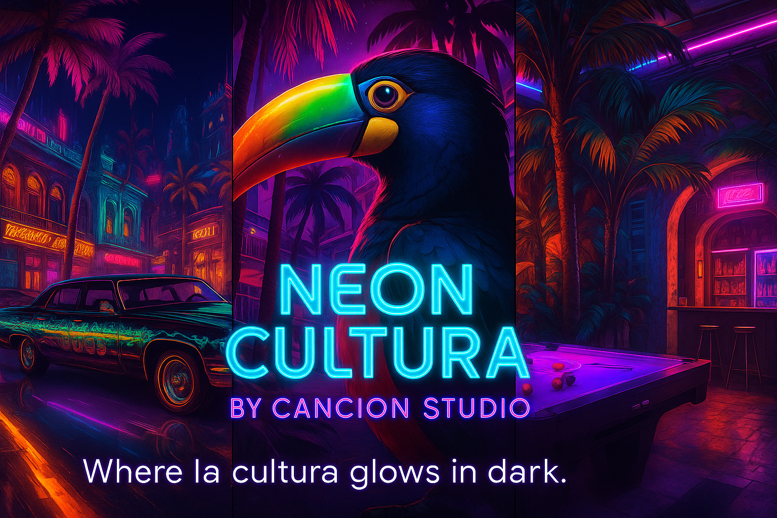 Neon Cultura Banner